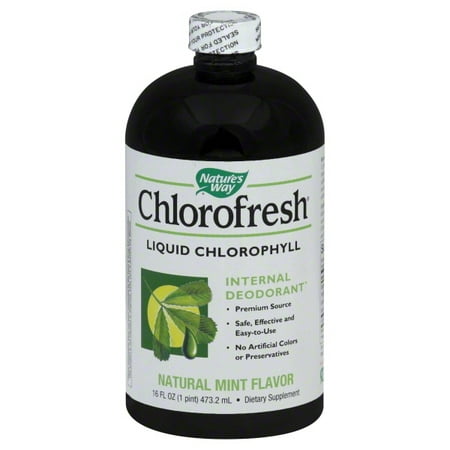 Nature's Way Chlorofresh Natural Chlorophyll, Mint, 16 oz (Best Way To Detox Off Opiates)