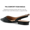 thumbnail image 5 of Journee Collection Womens Daphnne Tru Comfort Foam Sling Back Pointed Toe Flats, 5 of 7