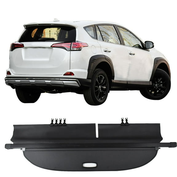 Genrics Retractable Trunk Cargo Cover Luggage Shade Shield Replacement for 2013-2018 Toyota Rav4 SUV