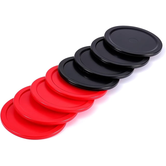 2.5 Inch Hockey Pucks, 8 Pcs Air Pucks Set Durable Puck for Hockeys Table