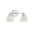 thumbnail image 3 of Trade Winds Addison 2-Light Bathroom Vanity Light in Chrome, 3 of 5