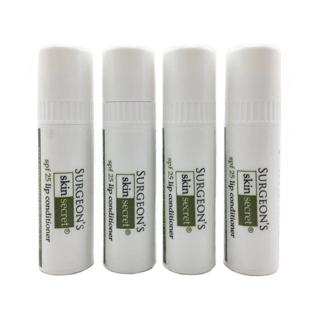 Acondicionador labial SPF25 Surgeon's Skin Secret (paquete de 4)