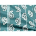thumbnail image 5 of oneOone Rayon Turquoise Blue Fabric Block Sewing Craft Projects Fabric Prints By Yard 56 Inch Wide, 5 of 5