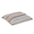 thumbnail image 3 of Adiv 18 x 18 Handcrafted Soft Shaggy Cotton Accent Throw Pillow, Woven Yarn, Beige, Gray- Saltoro Sherpi, 3 of 7