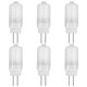 thumbnail image 1 of 6 bombillas LED G4 de 12 V, 360 luminosidad, 360 disipación de calor, bajo consumo de energía, interfaz estándar, 3 W, luz blanca fría., 1 of 5