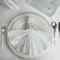 thumbnail image 2 of Balsa Circle 5 Pieces 20" White Satin Napkins Wedding Party, 2 of 5