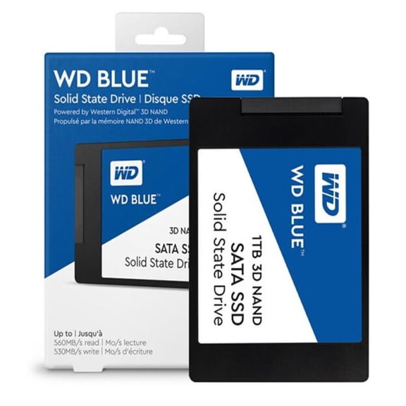 WD Blue 3D NAND 1TB 2.5" SATA III 6Gb/s 7mm SSD Solid State Drive WDS100T2B0A
