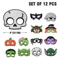 thumbnail image 3 of WIRESTER 12 Pack Felt Party Masks, Fun Cosplay & Birthday Dress Up Supplies - Halloween, 3 of 6