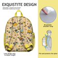thumbnail image 5 of Construction Vehicles Pattern Backpack Backpack for School,Schoolbag with Adjustable Shoulder Straps & Padded Back,13.8"x11.4"x6", 5 of 6