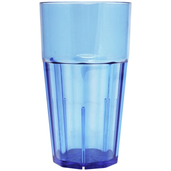 Excellante Diamond 14 oz polycarbonate tumbler, blue, comes in dozen