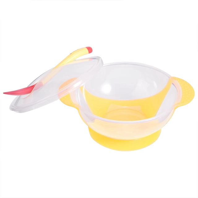 Tazón De Taza De Taza De Succión De Bebé, Tazón De Chupas Sin Sabor, Tazón No Tóxico Para Niños Durante 6 Meses De Edad Para Alimentarse Para Recién Nacidos Para Bebés
