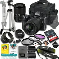 Nikon Z5 Mirrorless Camera with Z DX 18-140mm f/3.5-6.3 VR Lens 128 GB Memory Extra Battery Camera Case Tripod More (22pc Bundle)