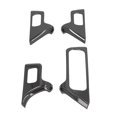 thumbnail image 6 of Window Control Panel Cover, Anti Scratch Abrasion Resistant Easy Installation Carbon Fiber Style Window Lift Switch Frame Cover  For Car Interior Accessories, 6 of 8