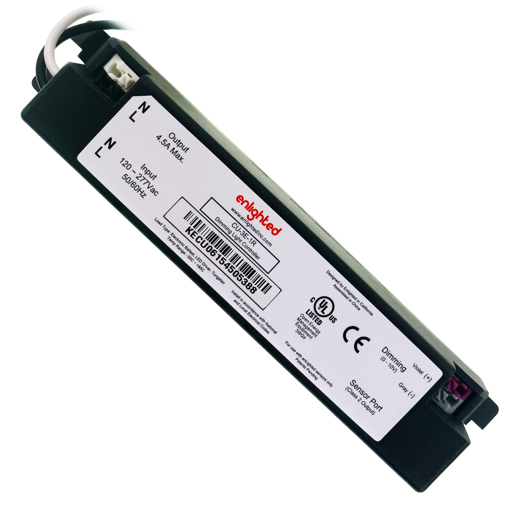 Enlighted Lighting CU3E1R Dimming Control Unit, 010VDC Control, 4.5