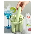thumbnail image 5 of Silicone Ice Stick Mold, 3.94x3.54 Inch Water Bottle Long Ice Cube Tray, Easy Release Ice Tube Maker, Reusable Freezer Drink Accessory for Sports Bottles, Bar Cocktails and Household, White, 5 of 5