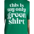 thumbnail image 2 of Saint Patrick's Day Men's Green Shirt Smooth Graphic Tee by Way to Celebrate, Sizes XS-5XL, 2 of 5