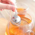 thumbnail image 3 of Stainless Steel Tea Infuser with Chain for Loose Tea and Spices for brewing., 3 of 5