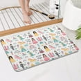 thumbnail image 4 of Fantasy Princess Pattern Bathroom Rugs Mat,Non Slip Microfiber Bathroom Rug,Rubber Backing,Soft Bathroom Mats for Bathroom Floor,Tub and Shower,17x27in(43x68cm), 4 of 5