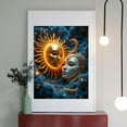 thumbnail image 2 of Diamond Art Kit for Adults, Sun Moon Faces Artistry Fantasy Diamond Painting for Adults Beginners, DIY Diamond Art Painting Kits, 5D Diamond Painting Crafts for Home Decor 12x16 Frameless, 2 of 7