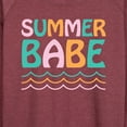 thumbnail image 3 of Instant Message - Summer Babe - Women's Lightweight French Terry Long Sleeve Shirt, 3 of 6