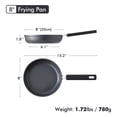 thumbnail image 5 of SENSARTE 8 Inch Ceramic Frying Pan Skillet, Gray Nonstick Omelet Pan, Healthy Chef's Pan, Kitchen Egg Pan with Anti-Scald Handle, Induction Compatible, Dishwasher Safe, 5 of 10