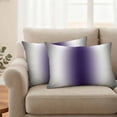 thumbnail image 3 of Outdoor Waterproof Pillow Covers Modern Minimalist Art Purple Grey Decorative Throw Pillow Protectors,Pillowcase Cushion Cases for Patio Sofa Garden Couch,20x12in,Pack of 2, 3 of 14
