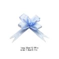 thumbnail image 2 of sweethay 200 unidades de cintas de lazo para tirar, decoración brillante, suministros para fiestas Artesanía rosa azul claro sweethay HA059833-14B, 2 of 6