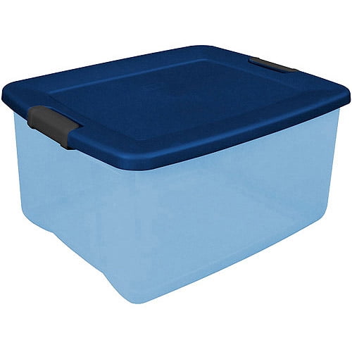 Sterilite 16.25Gallon (65Quart) Latch Storage Box, Set of 6 Walmart