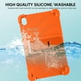 thumbnail image 6 of Allytechgroup Kids Case for Onn 7 Inch Tablet 2024 (Model:100135924), Onn 7 2024 Case, Silicone Shockproof Case with Kickstand Rubber Soft Shell Protective Cover for Boys Girls Children, Orange, 6 of 7