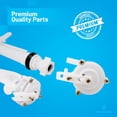 thumbnail image 2 of PLBD94005 EvertechPRO Anti-Siphon Ballcock Valve For Toilet, Durable Universal Fit Toilet Parts Inside Tank Kit, Easy Installation, Toilet Repair Kit Inside Tank with Aluminum Float Rod and Tube, 2 of 5