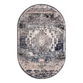 thumbnail image 3 of Unique Loom Tucson Collection Area Rug - Tubac (5' x 8' Oval Blue/Black), 3 of 6