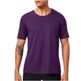 thumbnail image 6 of BRGZLK Men's Short Sleeve Upf 50+ T-Shirt Quick Dry Rash Guard Athletic Running Swim Top Tee Performance Water Shirts, 6 of 7