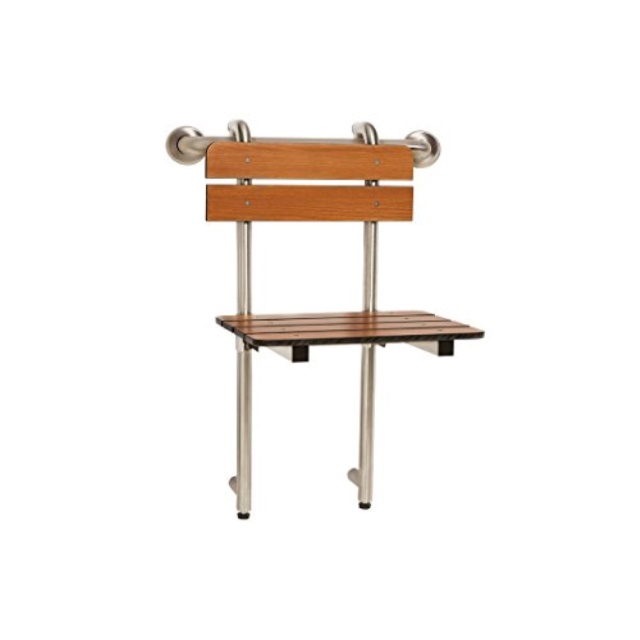 Seachrome Portable Shower Seat, Profile Bench, Hung by Grab Bar with