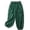 Glisme Green161, variant on Glisme Casual Pants For Women Harem Pants Cropped Trousers With Elastic Waist And Side Pockets Comfortable Loose Fit Relaxed Ankle Pants For Everyday Wear Light Gray Trousers Regular Fit
