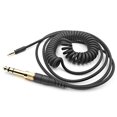thumbnail image 5 of Cable de audio en espiral estéreo de 2,5 mm a 3,5 mm para auriculares con resorte y adaptador de 6,35 mm para Momentum, Momentum 2.0 HD4.30 HD400S, 5 of 5