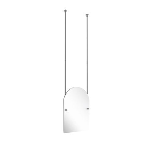 Winston Porter Marnisha Arched Top Ceiling Hung Mirror Com Winston Porter Marnisha Arched Top, Ceiling Hung Mirror Hardware