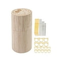 thumbnail image 1 of Porta agujas de tejer Estuche para alfileres de agujas Marcadores Almacenamiento Caja de madera para palillos de dientes Manualidades Estuche Aguja Anillo, 1 of 9