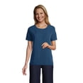 thumbnail image 3 of Lands' End Women's Petite Rayon Short Sleeve Tee, 3 of 3