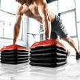 thumbnail image 6 of Yes4All Adjustable High Step Aerobic Platform, 16 in x 16 in, for Aerobic Step Exercises (Red/ Black), 6 of 7
