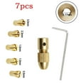 thumbnail image 2 of 7 Pcs 3.17mm Brass Collet Mini Drill Chucks Adapter for Motor Shaft, 2 of 7