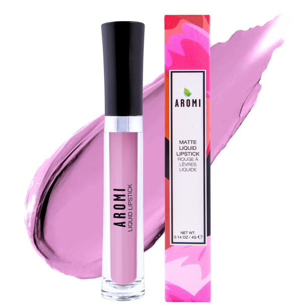 Lápiz labial líquido mate Aromi, zapatilla de ballet, rosa claro