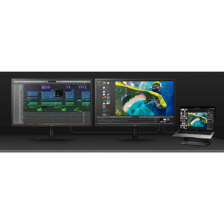 LG UltraFine 24 4K Monitor + Logitech StreamCam (1080p)