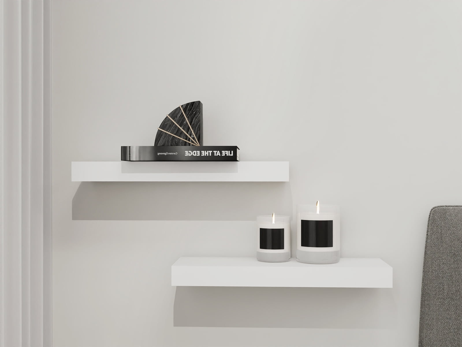 Mainstays Floating Shelves Set of 2