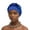 Blue, variant on Trendy Women's African Hat with Embroidery - Muslim Headscarf, Boho Hair Cover for Women, Breathable & Fashionable