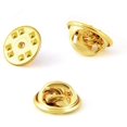 thumbnail image 1 of ORUYROP Pin Backs, Butterfly Clutch Backings Pin Cap Replacement for Badges, Lapel Pin, 1 of 7