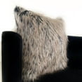 thumbnail image 2 of Plutus Brands Gray Plutus Foxy Brown Animal Faux Fur Luxury Throw Pillow 20 in x 36in, Double Sided 20" x 36" King, 2 of 3