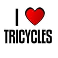 thumbnail image 2 of CafePress - I LOVE TRICYCLES Mug - 11 oz Ceramic Mug - Novelty Coffee Tea Cup, 2 of 3