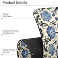 thumbnail image 4 of Yayeee Faucet Mat for Kitchen Sink 14.7" Diatomite Long Splash Guard Pad, Blue Floral, 4 of 7