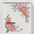 thumbnail image 6 of Floral Toilet Stickers PVC Flower Murals Lightweight Waterproof Self-adhesive Paintings For Bathroom Decoration, 6 of 9