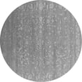 thumbnail image 1 of Ahgly Company Indoor Round Oriental Gray Industrial Area Rugs, 8' Round, 1 of 4